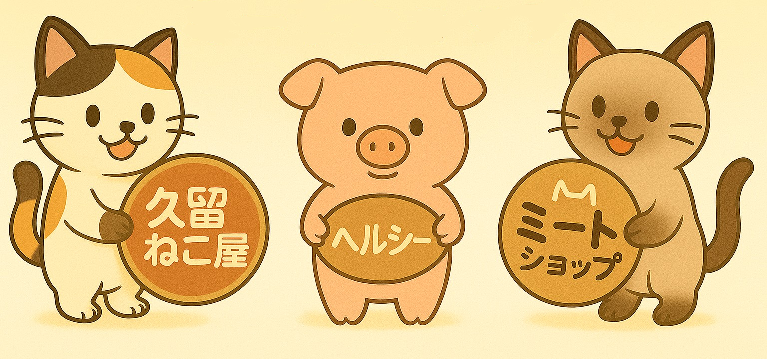 久留ねこ屋ミートショッフ゜